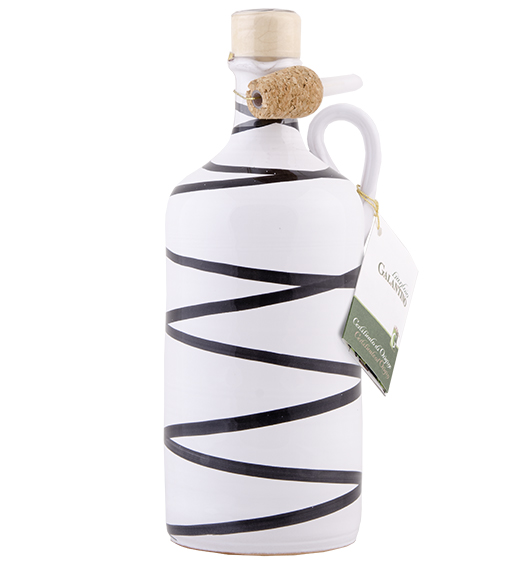 Olivenöl Tonkrug Bianco/Nero